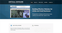 Desktop Screenshot of criticalexposure.com